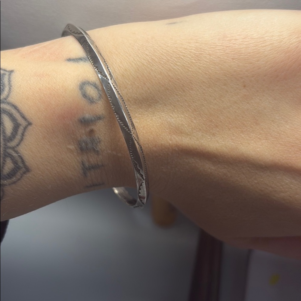 Sterling bangle bracelet